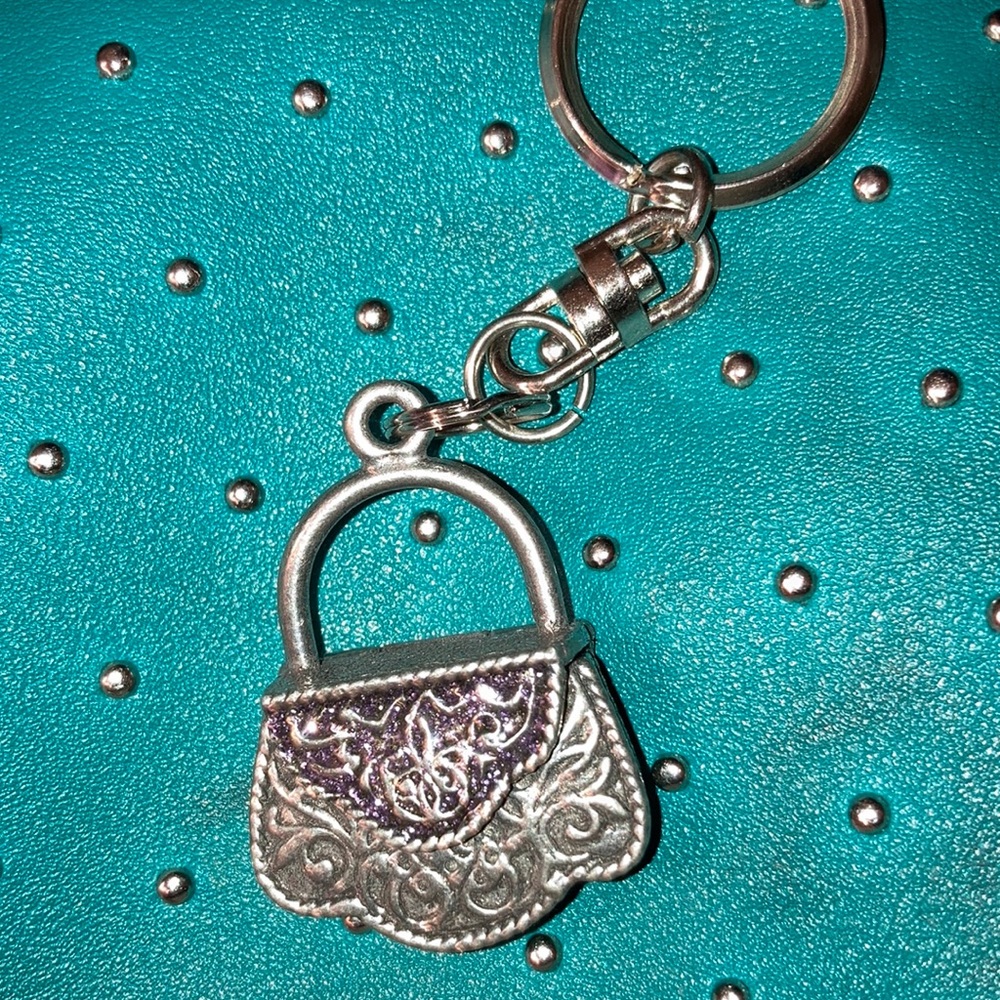 Purse pill box key chain